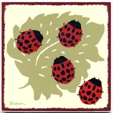 Lady Bug Wall Art, Tile, Trivet BB-15 $32.95